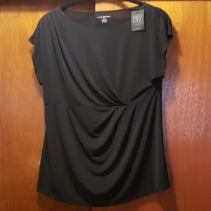 Lane Bryant Black Blouse